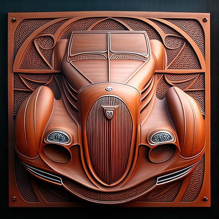 3D модель Bugatti Type 101 (STL)